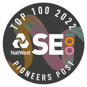 Pioneers Posts's SE100 Top 100 2022 award